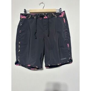Patagonia Black and Gray Board Shorts Quick-Dry Swimwear